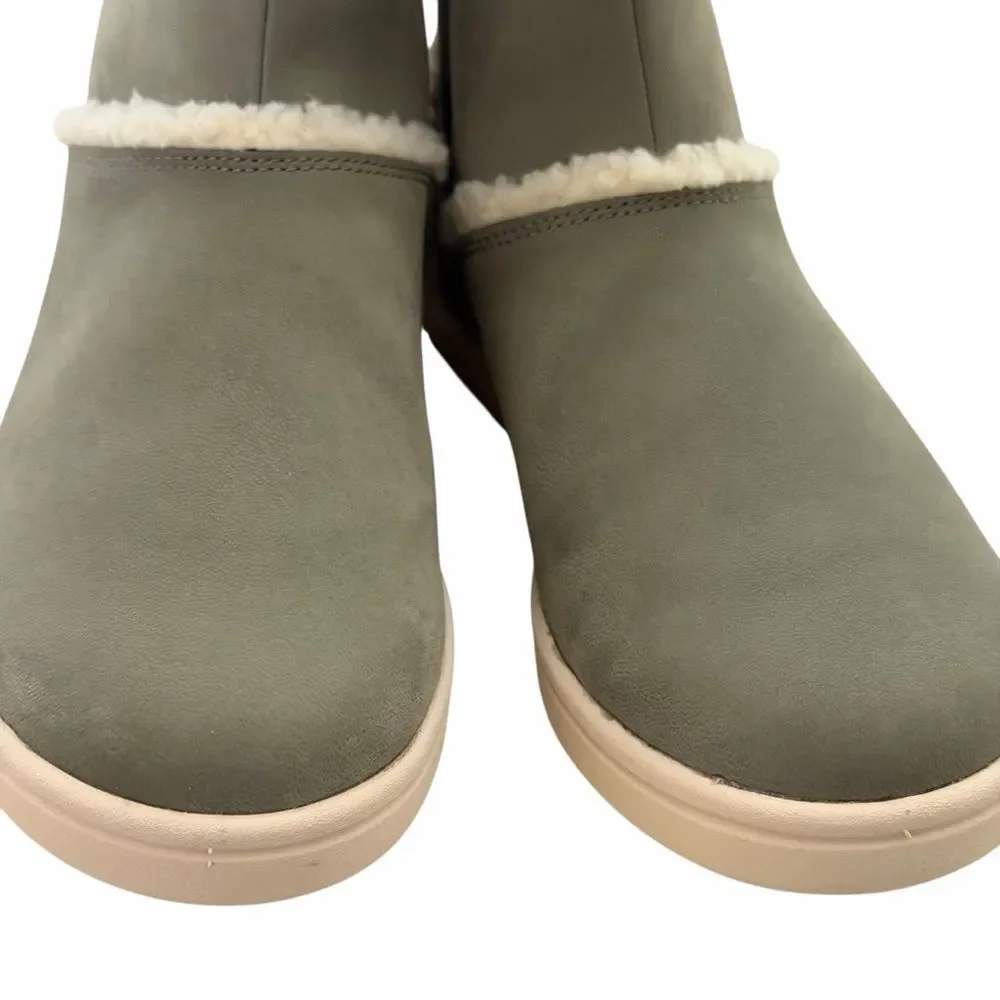 Cloud Steppers Clarks Ankle Boots Step Glow Rose Olive Taupe 10 NIB